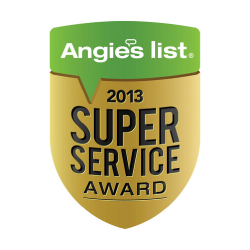 Angies List Super Service award badge